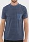 Camiseta Element Pocket Stripe Azul-Marinho - Marca Element