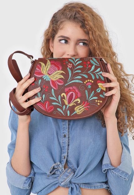 Bolsa Desigual Across Body Bag Adaggi Marrom - Marca Desigual