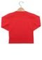 Camiseta Kyly Manga Longa Menino Vermelho - Marca Kyly