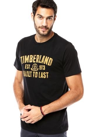Camiseta Timberland Built To Last Preta