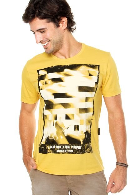 Camiseta Forum Muscle Rock Amarela - Marca Forum