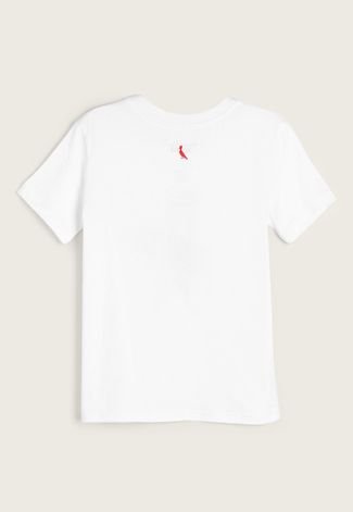 Camiseta Infantil Reserva Mini Surf Bear Branca