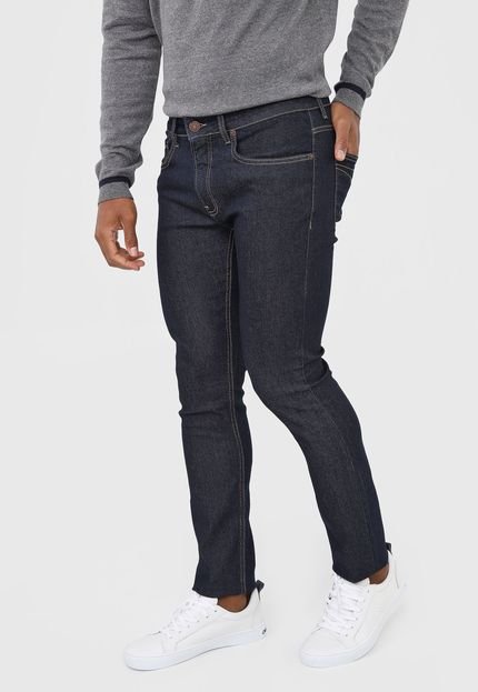 Calça Jeans Calvin Klein Jeans Skinny Pespontos Azul-Marinho - Marca Calvin Klein Jeans
