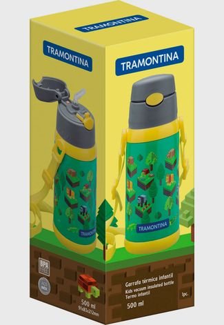 Garrafa Térmica Infantil 0,5L Gaming Tramontina