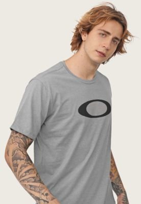 Camiseta Oakley Daily Sport III Masculina - Cinza Claro