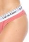 Calcinha Calvin Klein Underwear Biquíni Recortes Coral - Marca Calvin Klein Underwear