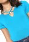 Blusa Acrobat Strappys com Perola Azul - Marca Acrobat