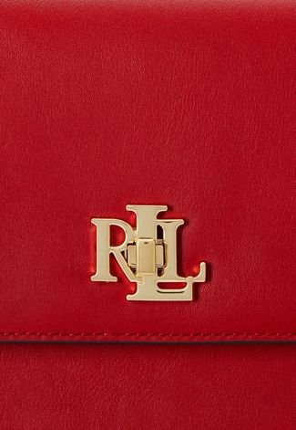 Bolsa Tiracolo Lauren By Ralph Lauren Logo Vermelha