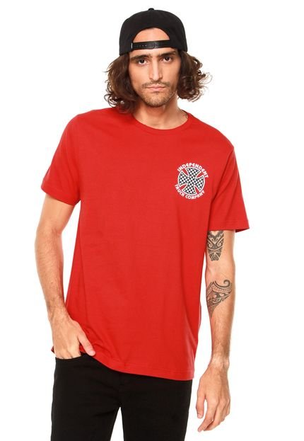 Camiseta Independent Croos Check Vermelha - Marca Independent