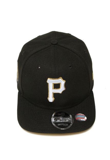Boné New Era Pittsburgh Pirates Gold Preto - Marca New Era