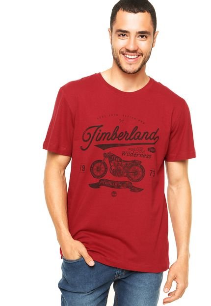 Camiseta Timberland Motorwild Vermelha - Marca Timberland
