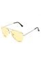 Óculos de Sol Rock Lily Aviador Dourado/Amarelo - Marca Rock Lily