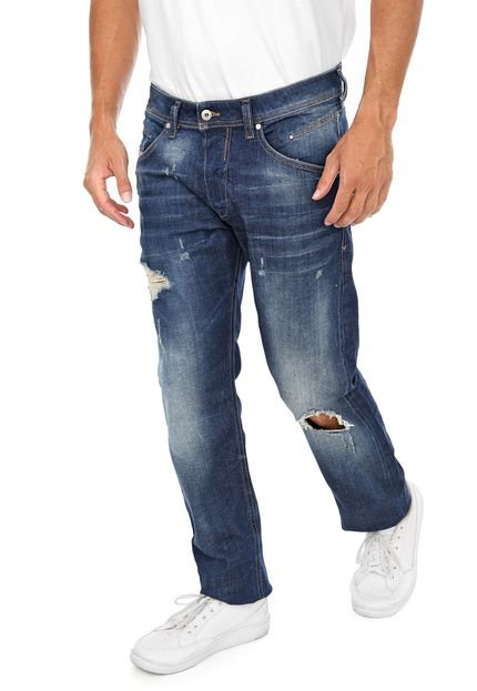 Calça Jeans Diesel Slim Belther Azul - Marca Diesel
