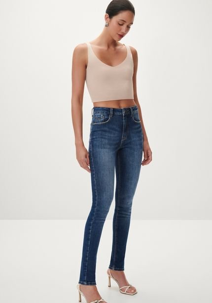 Calça Jeans Skinny Cintura Alta Every Day - Marca Lez a Lez