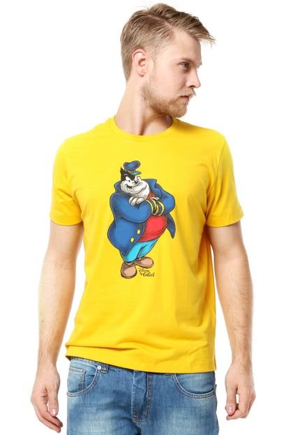Camiseta Colcci Disney Amarela - Marca Colcci