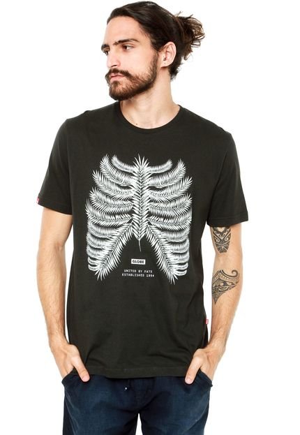 Camiseta Globe Glow Skeleton Verde - Marca Globe