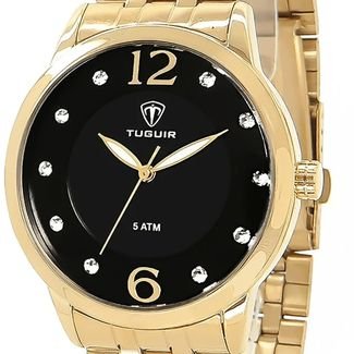 Relógio Feminino  Tuguir Dourado TG35059 Dourado