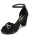 Peep Toe DAFITI SHOES Dorsay Preto - Marca DAFITI SHOES