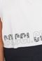 Regata Colcci Fitness Logo Off-White - Marca Colcci Fitness