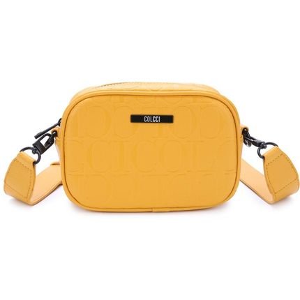 Bolsa Camera Bag Colcci Fivela AV23 Amarelo Feminino - Marca Colcci