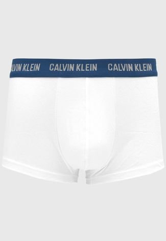 Kit 4pçs Cueca Calvin Klein Underwear Boxer Logo Preta/Branca