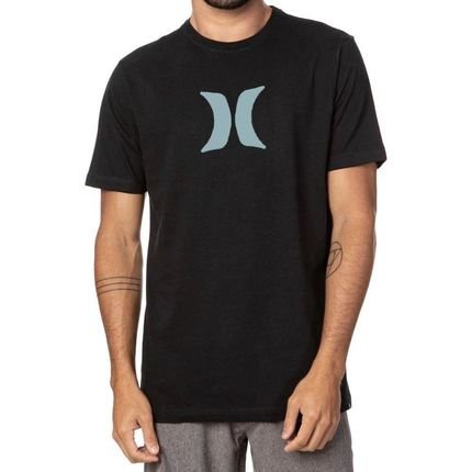Camiseta Hurley Silk Icon Oversize Masculina Preto - Marca Hurley