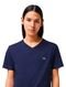 Camiseta Lacoste Masculina Jersey Pima Cotton Gola V Azul Marinho - Marca Lacoste