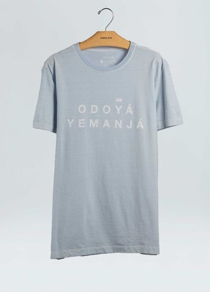 T-Shirt Osklen Stone Ymnj-Azul Celeste - Marca Osklen