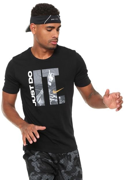 Camiseta Nike Team Do It Preta - Marca Nike