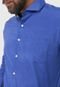 Camisa Colombo Reta Lisa Azul - Marca Colombo