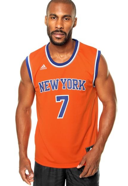 Regata adidas NBA Knicks Laranja - Marca adidas Performance