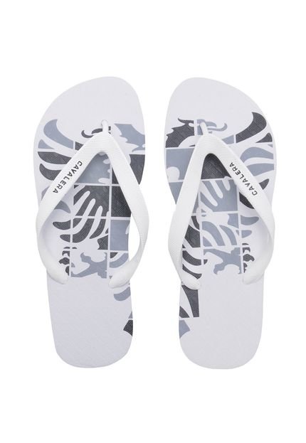 Chinelo Cavalera Estampado Branco - Marca Cavalera