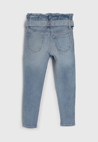 Calça Jeans Jeans GAP Infantil Cinto Azul