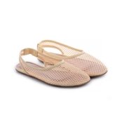 Sapatilha Slingback Clarisse Tela Amarela Amarelo - Marca Damannu Shoes