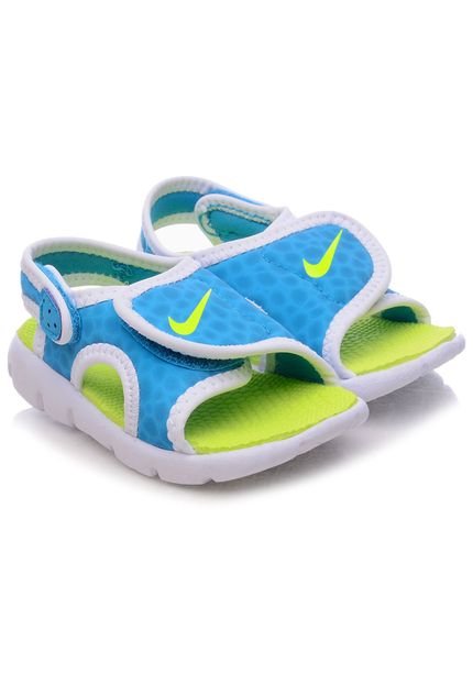 Papete Infantil Nike Sunray Adjust 4 (TD) Azul e Verde - Marca Nike