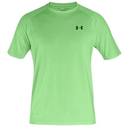 Camiseta Dry Fit Under Armour Masculina Tech Fit 1359378-334 Limão G - Marca Under Armour