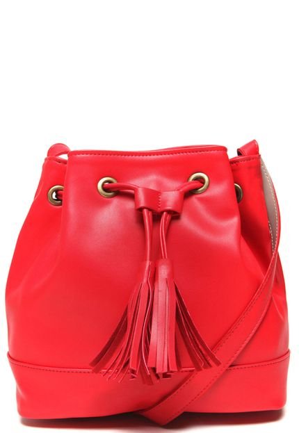 Bolsa Saco Dergham Tassel Vermelho - Marca Dergham