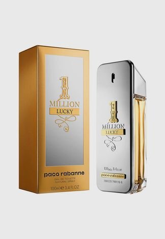 Perfume 1 Million Lucky Edt Paco Rabanne Masc 100 Ml - Compre Agora