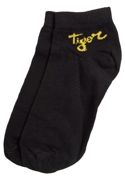 Meia Tigor T. Tigre Logo Preta - Marca Tigor T. Tigre
