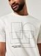 Camiseta Off-White Estampa Geométrica - Marca Youcom