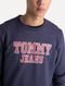 Moletom Tommy Jeans Masculino Regular Crewneck Entry Graphic Azul Marinho - Marca Tommy Jeans