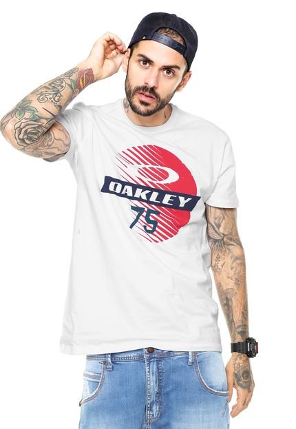 Camiseta Oakley Dirty Shield 2.0 Tee Branca - Marca Oakley