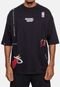 Camiseta NBA Oversize Miami Heat Preta - Marca NBA