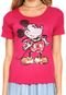 Blusa Cativa Mickey Paetês Rosa - Marca Cativa Disney