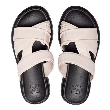 Chinelo Slide Feminino Zaxy Lines Preto - Marca Grendene