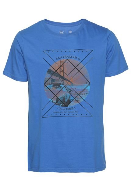 Camiseta Clothing & Co. San Fran Azul - Marca Kanui Clothing & Co.
