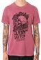 Camiseta Von Dutch Skull & Roses Rosa - Marca Von Dutch 