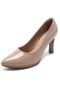 Scarpin Piccadilly Salto Grosso Nude - Marca Piccadilly