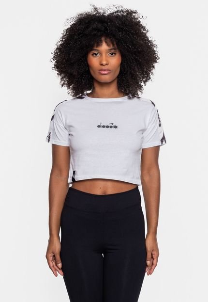 Cropped Diadora Feminino Tape Class Branca - Marca Diadora