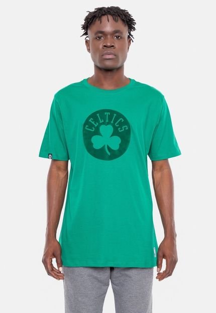 Camiseta NBA Velvet Logo Boston Celtics Verde Brasil - Marca NBA